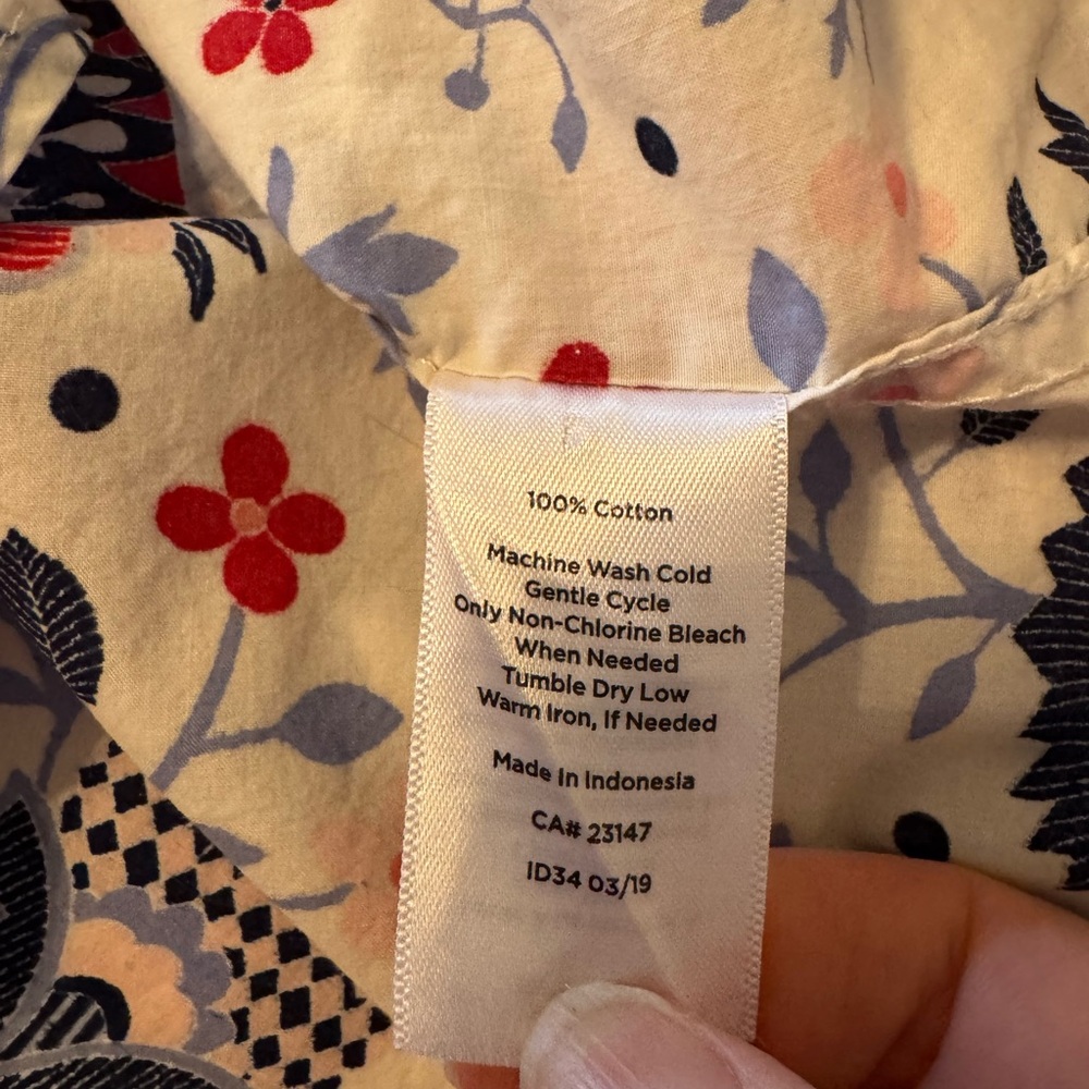 Talbots Floral Button Shirt - Picture 6 of 6